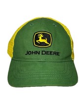 John Deere Toddler Green/Yellow Mesh Farmer/Trucker Snapback Adjustable Hat