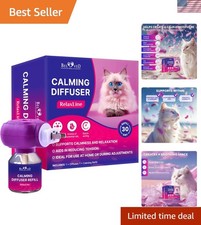 Feline Calm Diffuser with Refill - Effective Anxiety Relief for Cats and Dogs