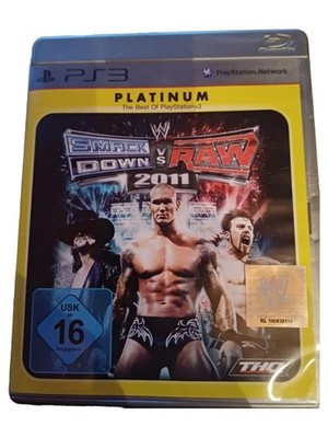 WWE SmackDown vs. Raw 2011 PS3 Spiel THQ Platinum Edition Wrestling