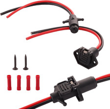 8 Gauge Trolling Motor Plug for Minn Kota Waterproof Connect 12V Male Female