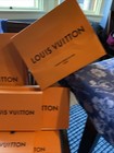 LOT OF EMPTY LOUIS VUITTON 4 ORANGE BOXES  2 SHOPPING BAGS VVG — photo 3