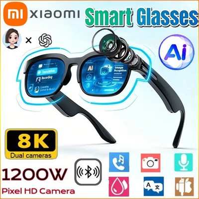 Xiaomi Smart Motorcycle Sunglasses AI Translation Bluetooth Music Recording Glas