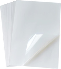 30 Sheets 8.5 X 11 Inches Clear Transparency Film for Inkjet Printers Silk Scree