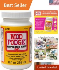 Non-Toxic 8 Oz Matte Craft Glue - Fast Drying  Seamless Finish for Projects
