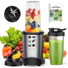 TENKER Countertop Blender Multi-Purpose Personal Smoothie Blenders Juice Shakes