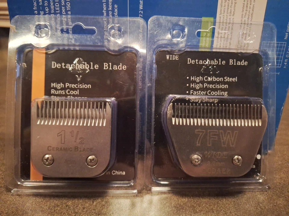 Cuchillas de cortadora de cerámica desmontables 3 1/2 9,5 mm, 1 1/2 4 mm, 10 1,5 mm 7FW hoja. Foto 3 de 4