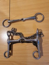 Double bridle bits 5"