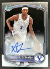 2025-26 Bowman AJ Dybantsa Chrome Auto Autograph 1st Prospect #CPA-AD Cougars