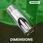 20Pack Pig Waterer Nipples, NPT 1/2" Stainless Steel Automatic Silver