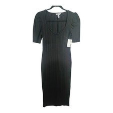 Nine West Women’s Black Ribbed Dress Size S New With Tags