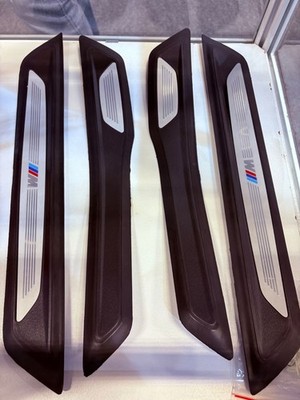 12-18 BMW F30 335i Front & Rear Door Sill Scuff Step Plate Panel M Sport Set NEW