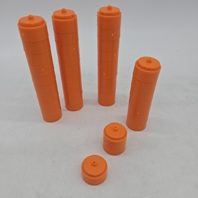 New: Auto World Track Elevation Modular 3'' Bridge Beam Support (10 Pack) Orange