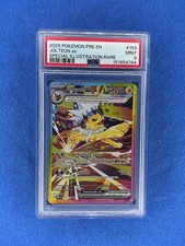 2025 Pokemon Prismatic Evolutions Jolteon Ex Special Illustration Rare Psa 9