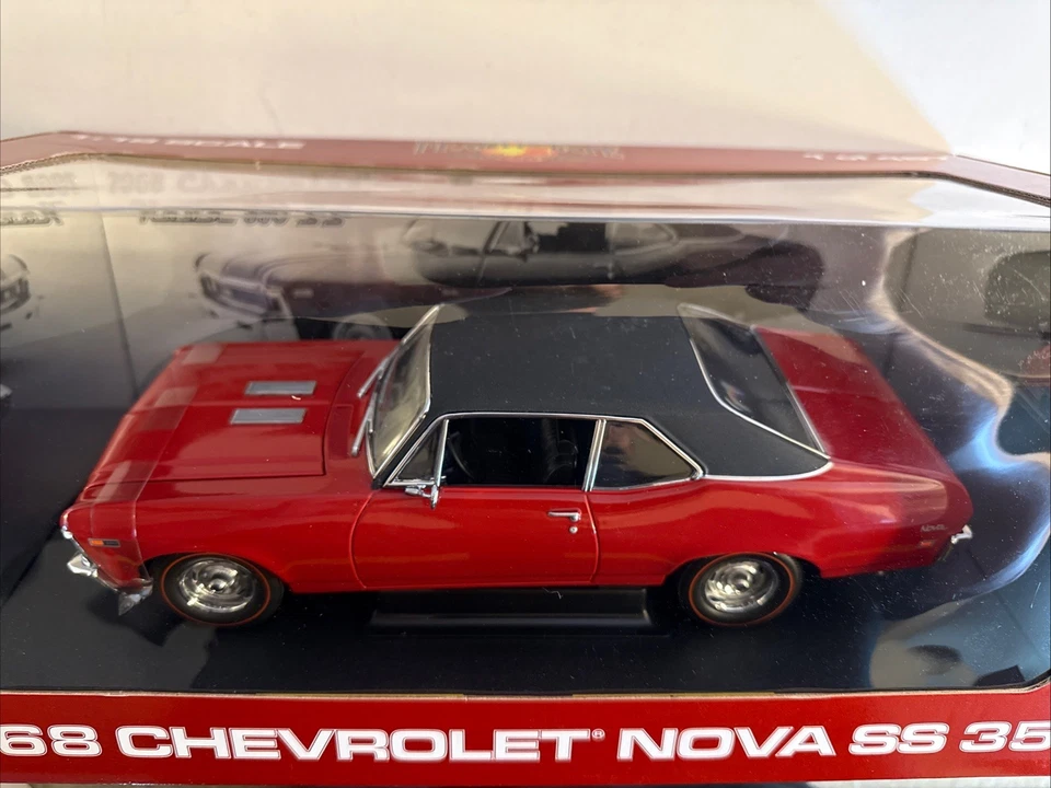 GMP Peach State 1968 Chevy Nova SS 350 Red 8024-1 1:18 Diecast Limited Edition - Image 4 of 4