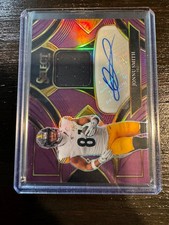 2025 panini select Jonnu Smith #SME-JSH Signature Memorabilia Prizm Purple 37/49