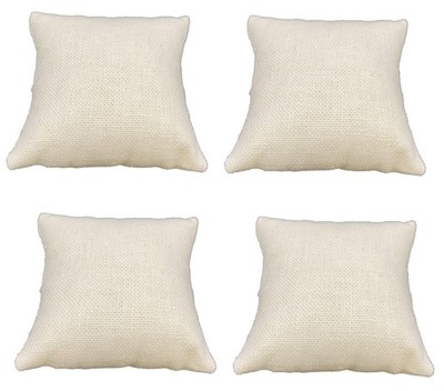 888 Display, USA - 4-pieces Bracelet Watch Pillow Jewelry Display (3'' x 3'' (4...