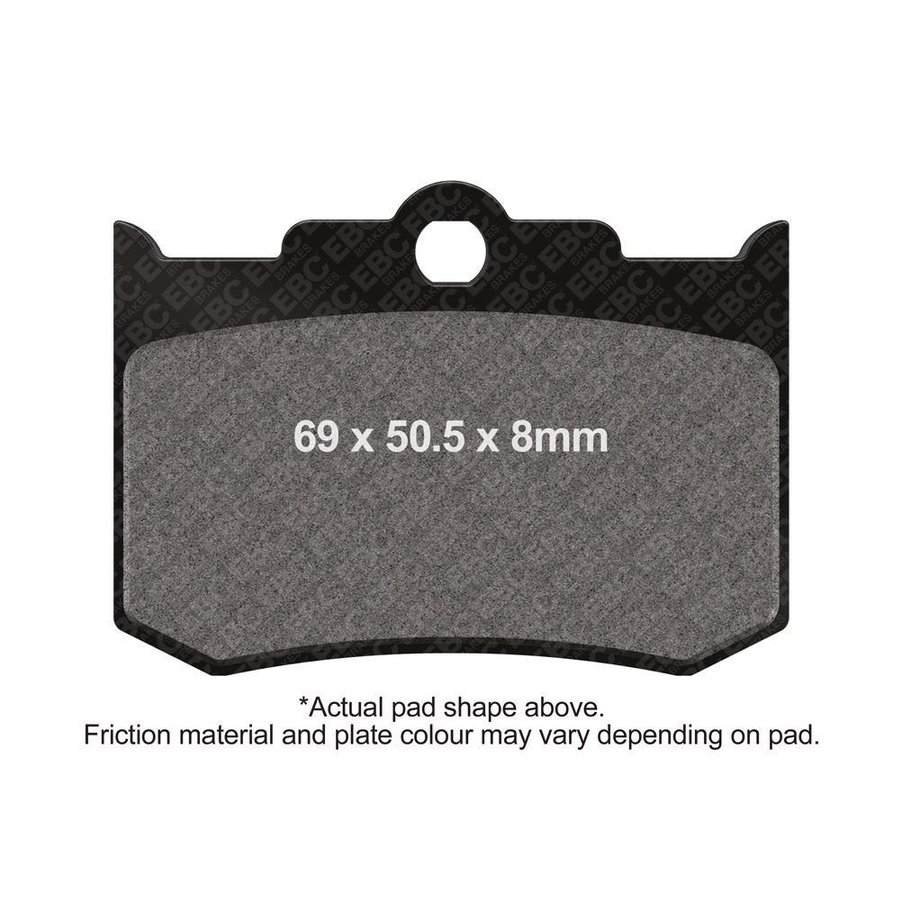 EBC V Semi Sintered Brake Pads Rear Right for Indian Scout Springfield 2002-2007