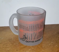 Gottes Wort - Die Lebensbibliothek Mug Frosted Glass,"God's Word" Bible Books