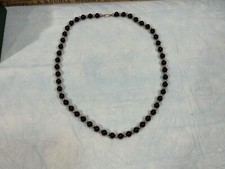 Nice Tiffany & Co Silver Onyx Ball Bead Neckl...