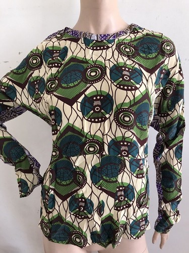 MARNI FOR H&M RARE RETRO BOHO PAISLEY ETHNIC SILK BLOUSE TOP UK 6 US 2 XS BNWT - Picture 6 of 10