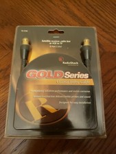 RadioShack Coaxial Cable Gold Series 6 Feet (15-1516) NEW