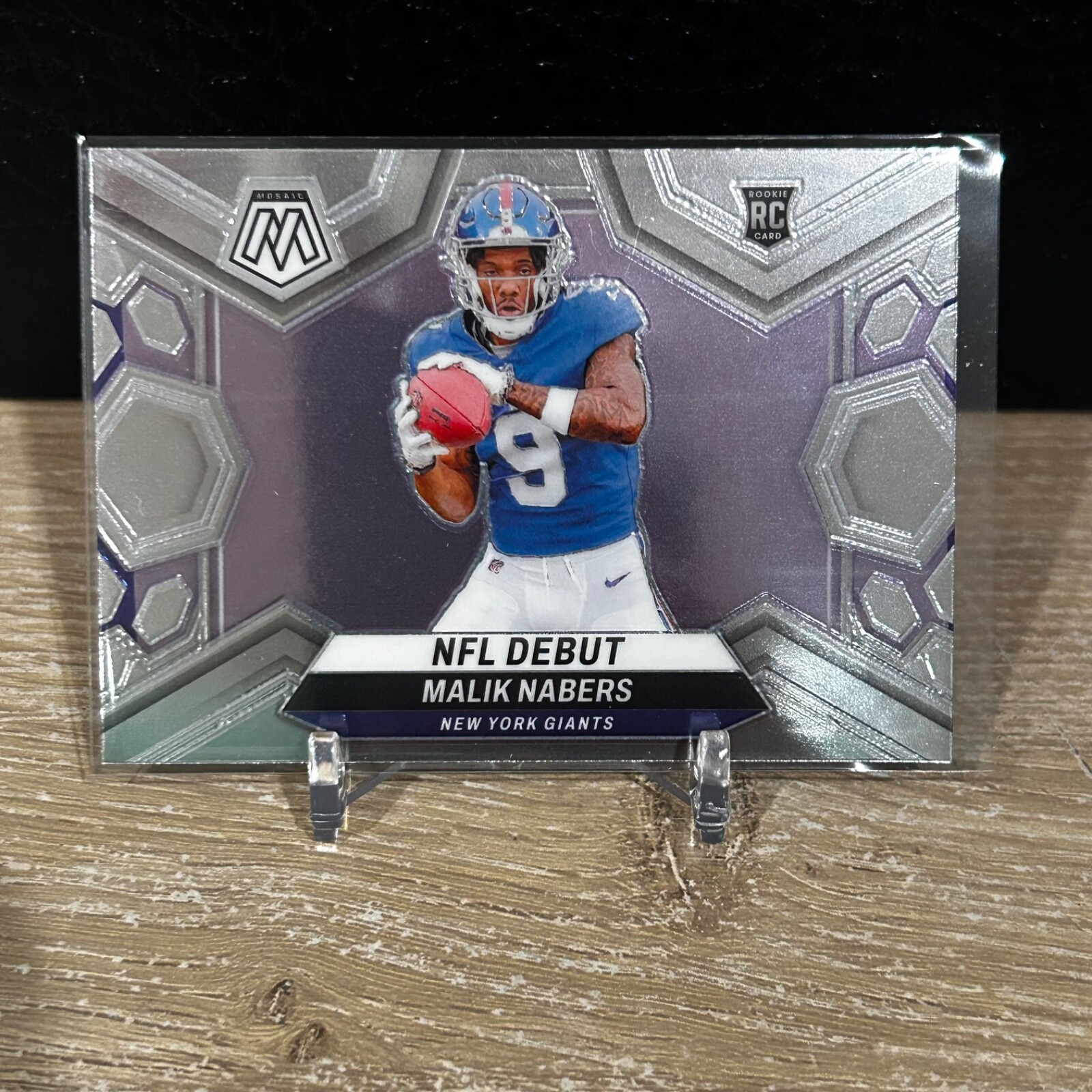 2024 Panini Mosaic - NFL Debut Malik Nabers #284 (RC) Base Rookie Giants