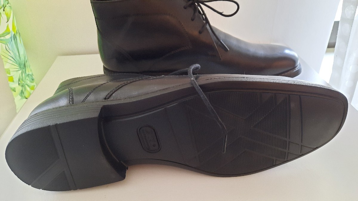 Chaussures derby noires pour hommes LURUS