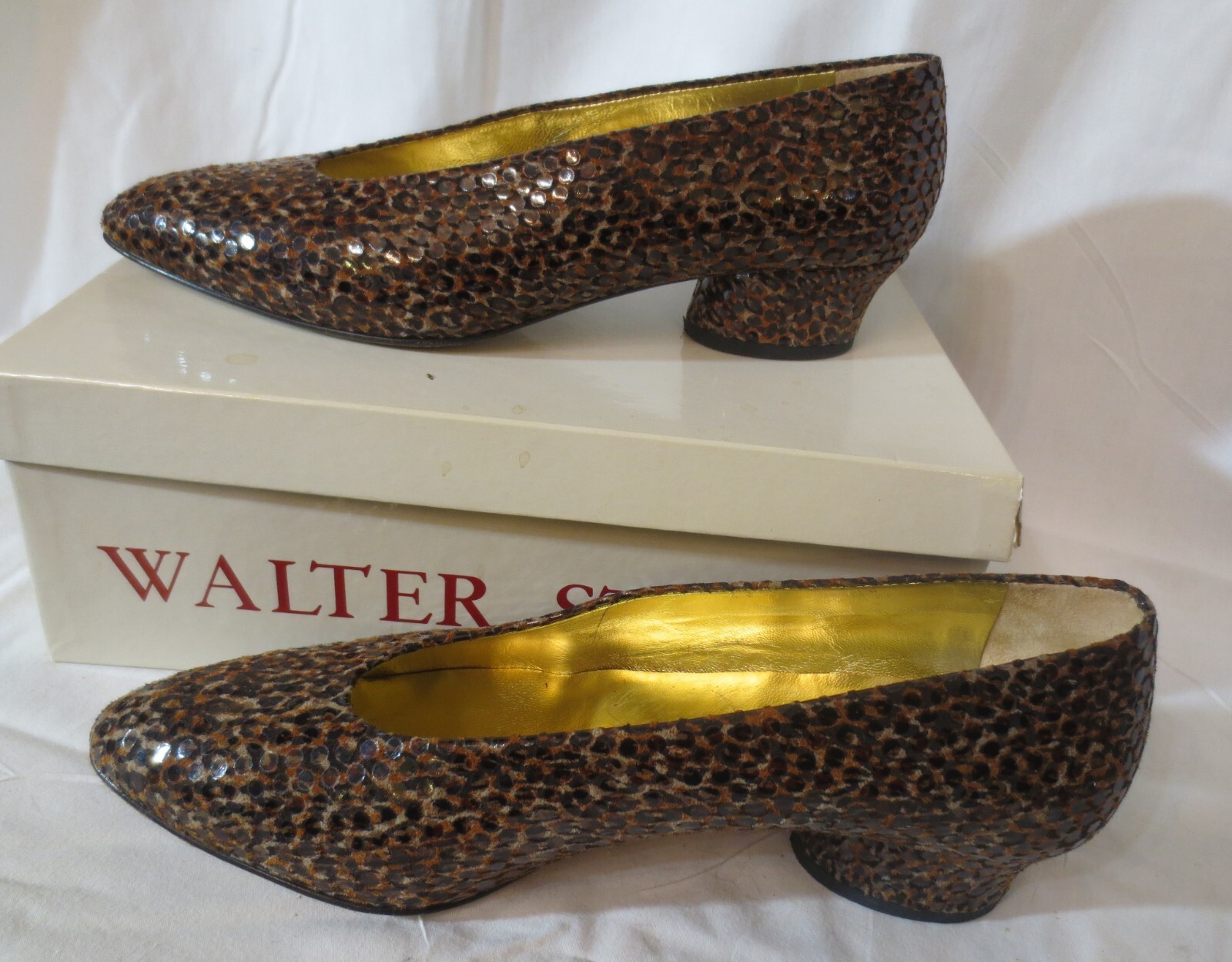 Walter Steiger Leather Leopard pattern Snake Skin… - image 3