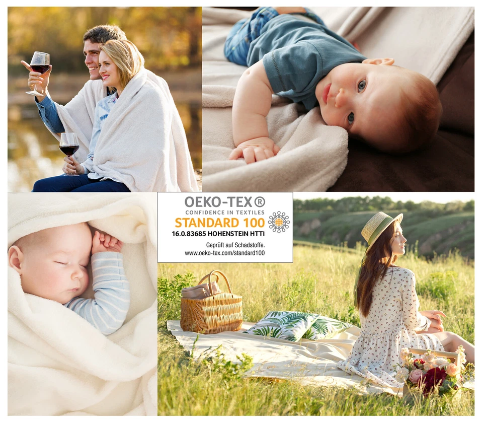 heimtexland ® Kuscheldecke Wohndecke SUPER SOFT Flanell Decke Sofadecke Typ380 - Bild 4 von 4