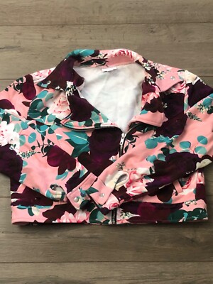 Lularoe Pressley jacket size large floral print