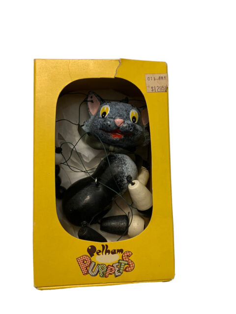 Vintage Toy - Pelham Puppets Marionette CAT - in Original Box