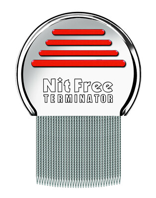 Original NitFree Terminator Läusekamm entfernt sicher Läuse, Eier und Nissen