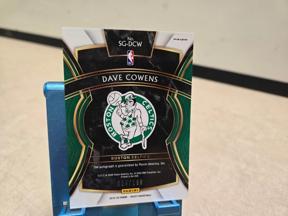 2019-20 Select Dave Cowens Sigantures Silver Prizm Autograph Auto #/199 - Image 2 of 2