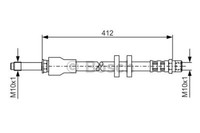 Bosch 1 987 481 021 Brake Hose For Volvo