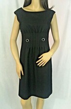 Ann Taylor, sleeveless, little black dress, size 6, cocktail, business, (#4093)