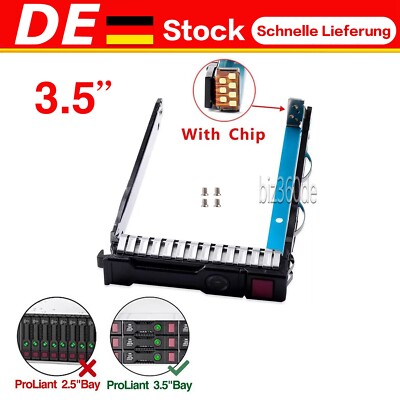 3.5'' LFF HDD Tray Caddy für HP ProLiant DL380E DL560 ML350P DL385P Gen8 G8 Gen9