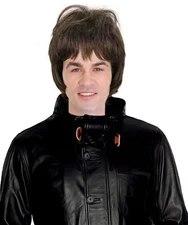 Liam Gallagher Inspired Wig – 90s Britpop Rock Star Fancy Dress for Adults
