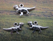 retro style Cute little dinosaur alloy charm pendants