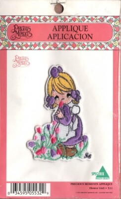 PRECIOUS MOMENTS APPLIQUE: FLOWER GIRL 532 - 1997 Spectrix