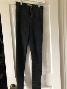 NWT Topshop Black Coated Joni Jeans NWT NWT Topshop Black Coated Joni Jeans NWT