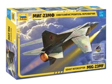 Zvezda 7225 Soviet Interceptor MiG-23MF "FLOGGER" Plastic Scale Model 1:72 NEW