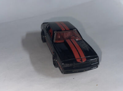 MATTEL R6455 1986 MONTE CARLO SS Black & Red Racing Stripes Hot
