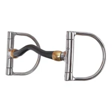 DR211 Diamond R by Reinsman Ported Mullen Dee Ring Snaffle NEW