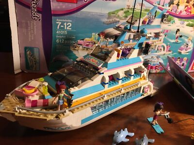 LEGO FRIENDS DOLPHIN CRUISER Boat (41015) 100% COMPLETE (7-12 Year
