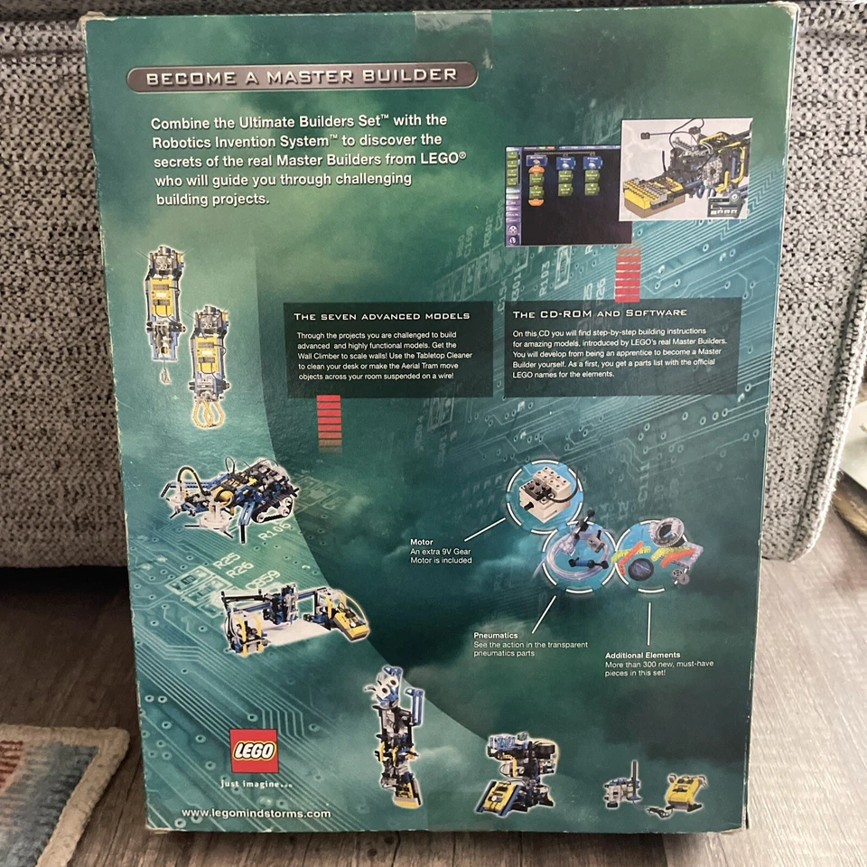 LEGO Mindstorms Ultimate Builders Set 3800 STEM Robot Building Sealed New In Box - Image 2 of 4