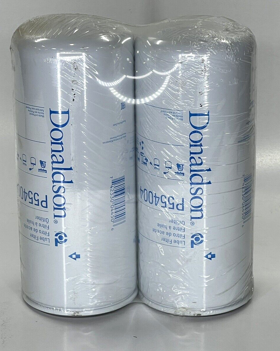 Pack of 2 - Donaldson P554004 Lube Filter - NEW