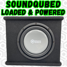Soundqubed HDS2 10" Subwoofer Loaded and Powered Enclosure Wedge