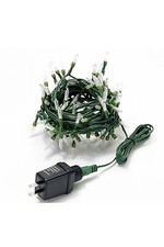 Bethlehem Lights Garland Style Cluster Light Strand Green Clear