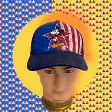 New Disney Mickey Mouse Stars N Stripes SnapBack Hat Cap