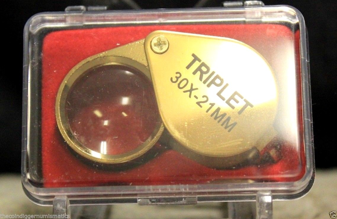 30X Magnifier Loupe For Gemstones, Rocks, Fossils & Coins By TheCoinDiggers